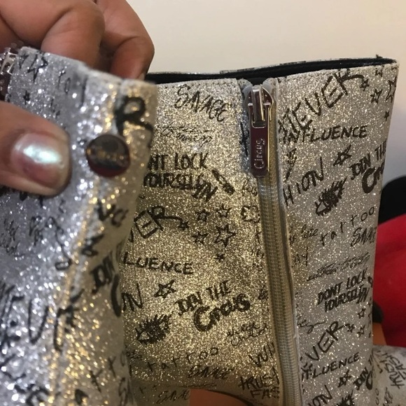 New Circus by Sam Edelman- size -8 glitter shoes - Picture 10 of 13